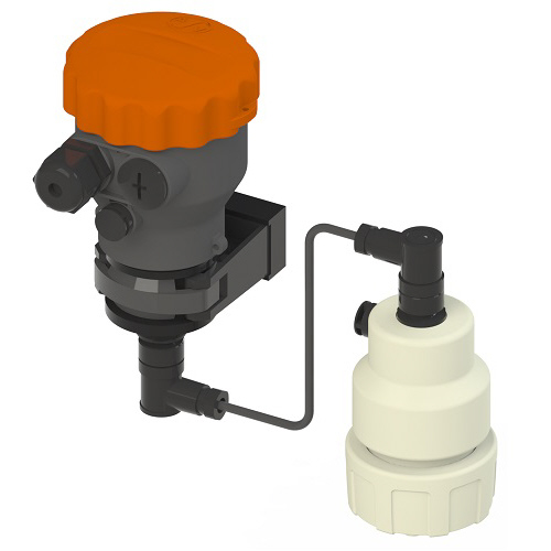 PVC-U Druck-/ Temperatursensor Typ PTM Flex, Relais-Version, Klebemuffe, EPDM