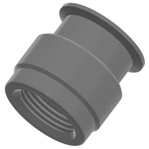 PVC-U ISO Clamp mit IBC- Anschluß S 60 x 6 mm