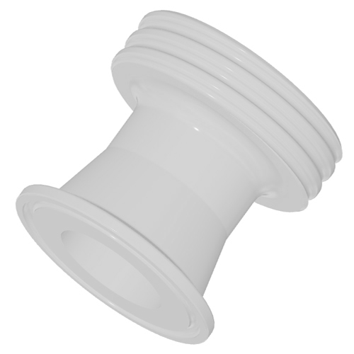 PVC-U ISO Clamp mit Milchrohrgewindeadapter