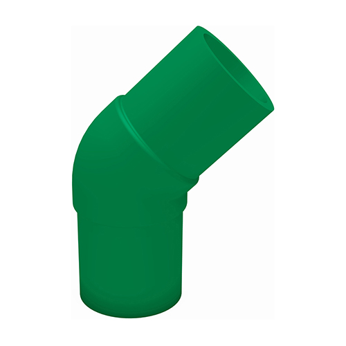 PP-RCT Winkel 45° lang st SDR17 grün